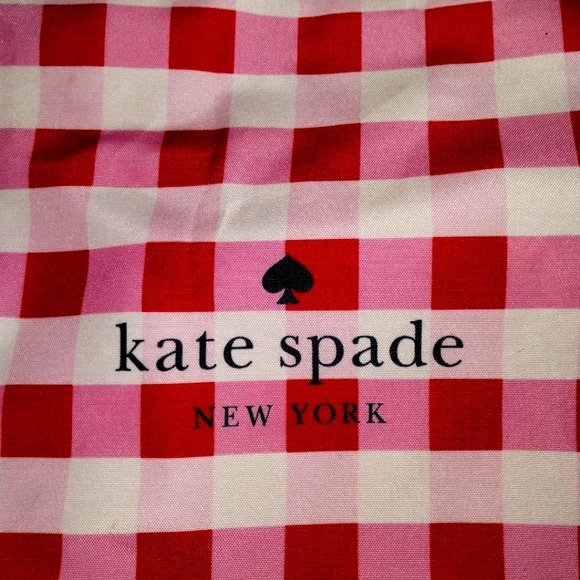 Kate Spade gingham tote with double handles - Picture 8 of 13